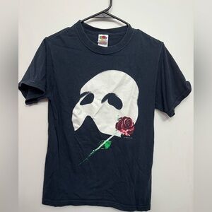 Vintage 80s Phantom of the Opera Promo Unisex T Shirt Size Small Big Graphic